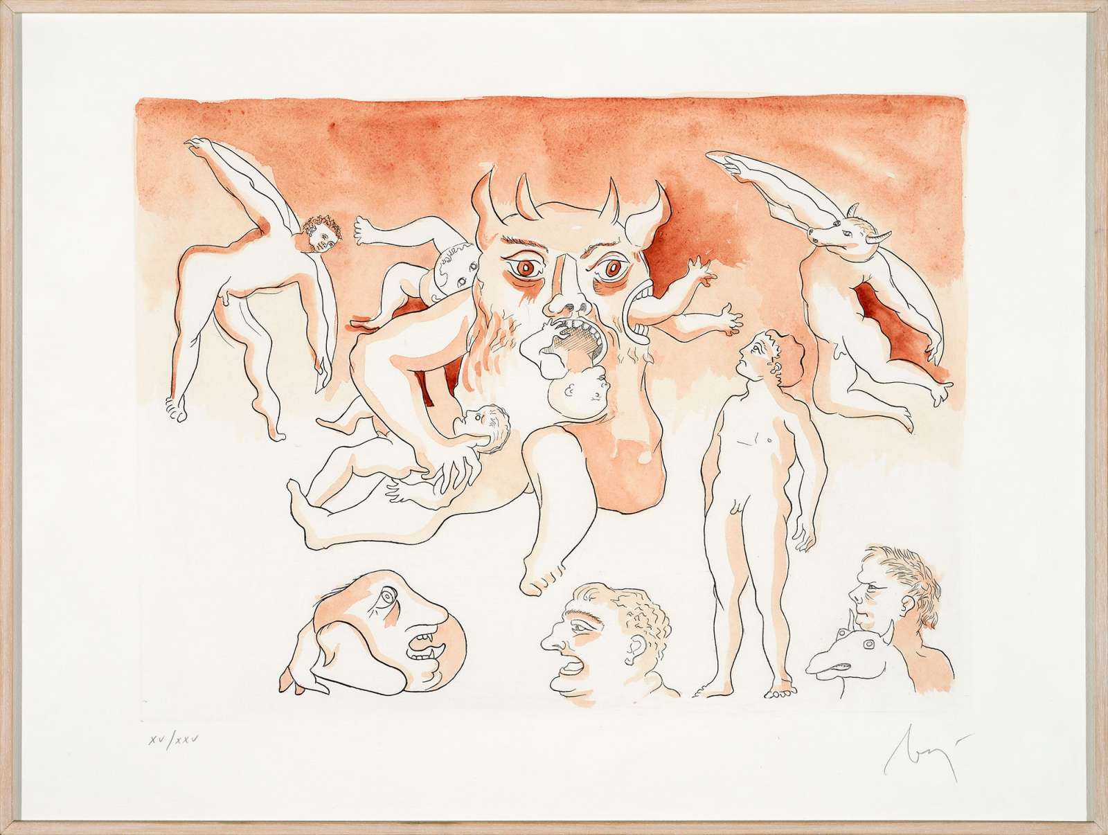Enrico Baj, Il Paradiso Perduto, 1987