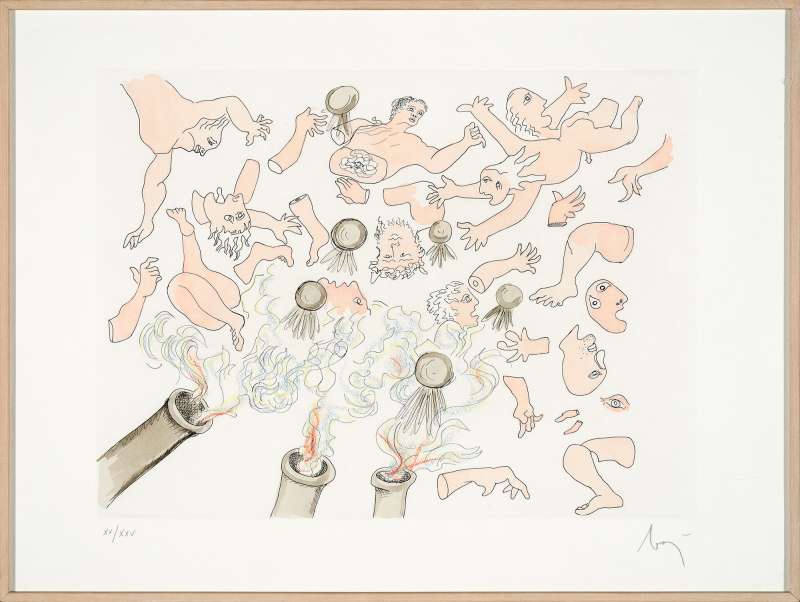 Enrico Baj, Il Paradiso Perduto, 1987