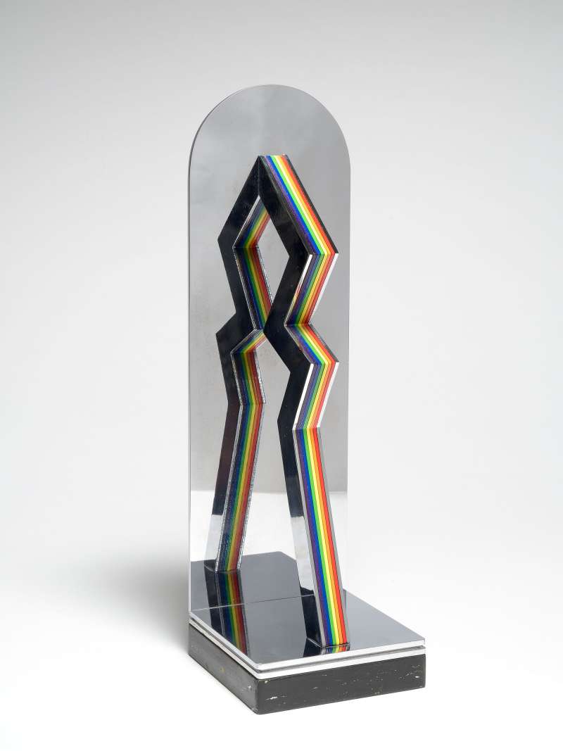 Lucio Del Pezzo, Zig-zag colore, 1975