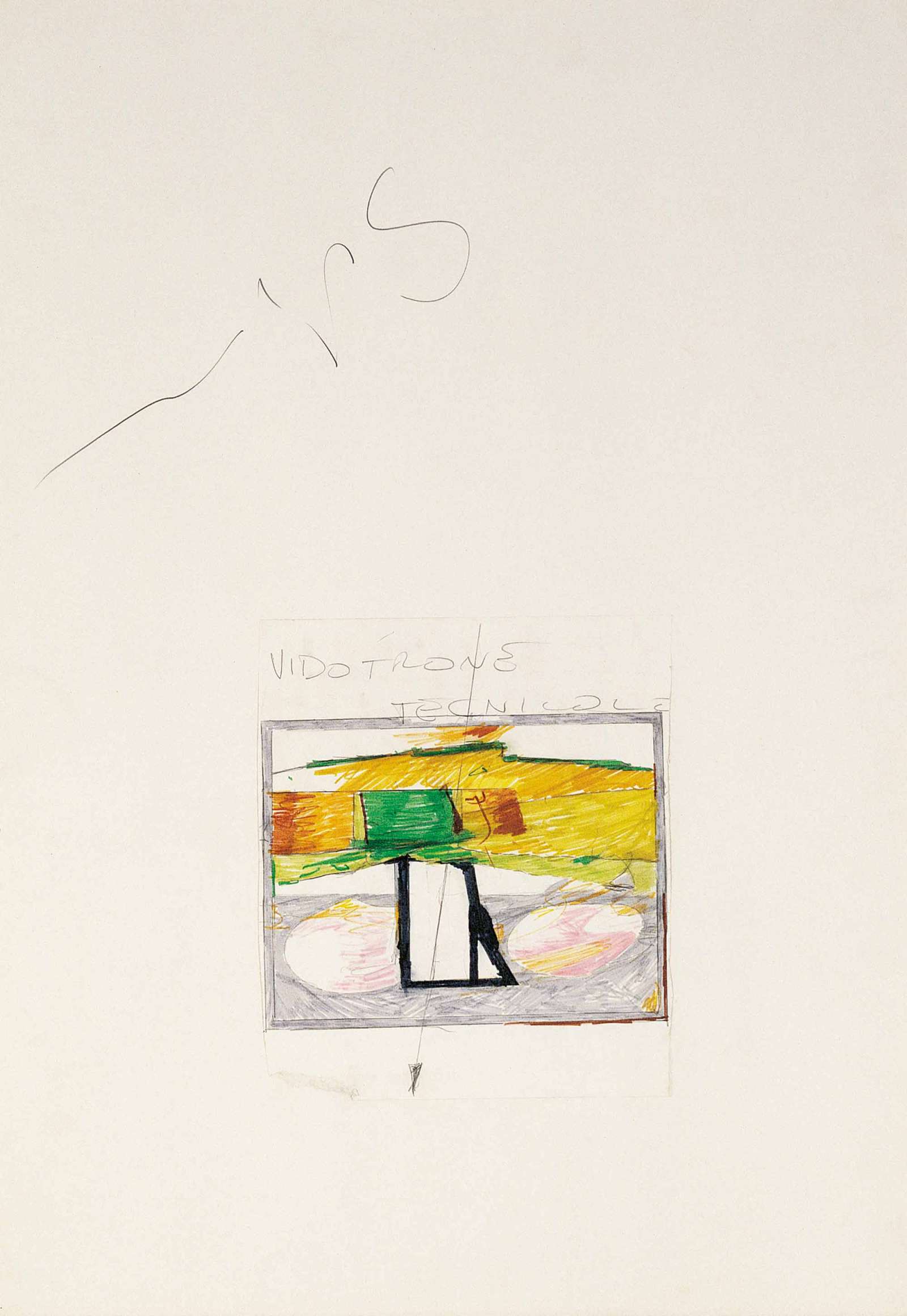 Mario Schifano, Senza titolo, 1971–1972