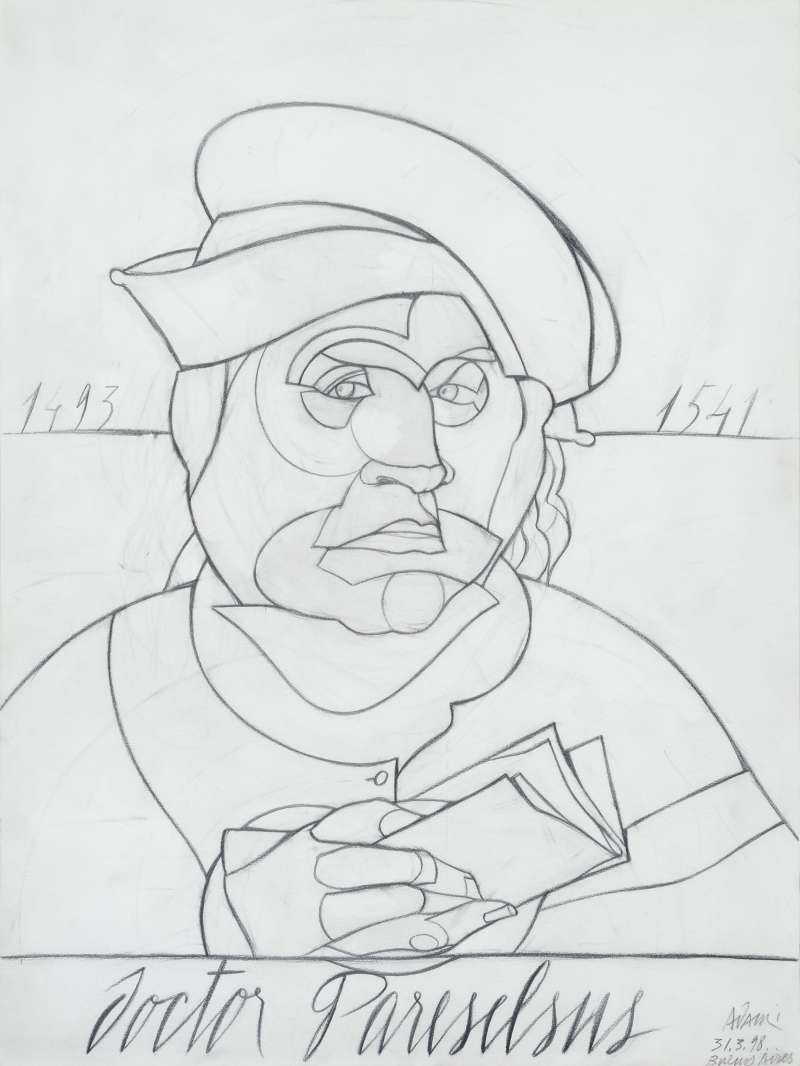 Valerio Adami, Paracelso, 1997